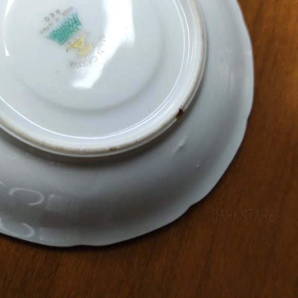 Vintage Gold Castle Made in Japan Floral Demitasse Teacup and Saucer - Picture 6 of 9